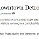 Illustration for article titled All Of The Botched Reporting On Last Nights Detroit Fireworks Chaos